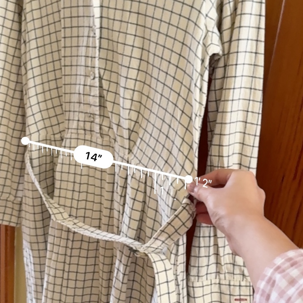 Ines de la Fressange x UNIQLO Plaid Shirt – Size M - Picture 8 of 9